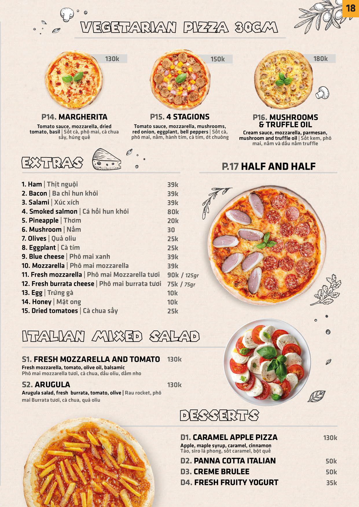 Pizza Order - Pizza Mario Vietnam
